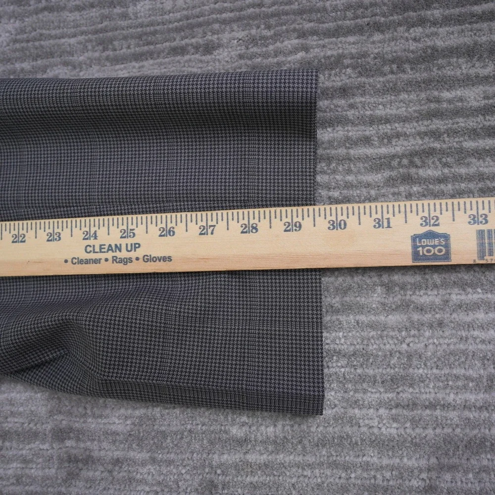 Stafford Dress Pants CoolMax Men Gray Wool Blend Classic New 37x30 Fit (39x29.5)